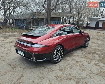 Красный Хендай IONIQ 6, объемом двигателя 0 л и пробегом 31 тыс. км за 30000 $, фото 3 на Automoto.ua