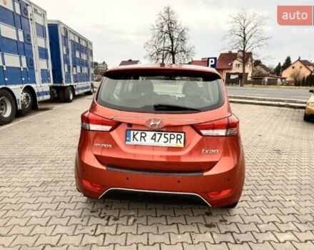 Красный Хендай ix20, объемом двигателя 1.6 л и пробегом 89 тыс. км за 7000 $, фото 2 на Automoto.ua