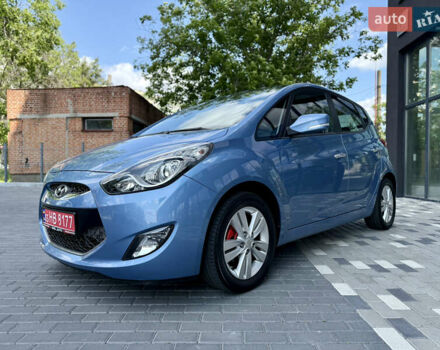 Синий Хендай ix20, объемом двигателя 1.6 л и пробегом 105 тыс. км за 11500 $, фото 1 на Automoto.ua