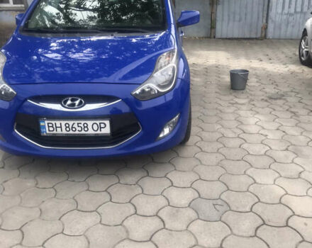 Синий Хендай ix20, объемом двигателя 1.4 л и пробегом 190 тыс. км за 6899 $, фото 7 на Automoto.ua