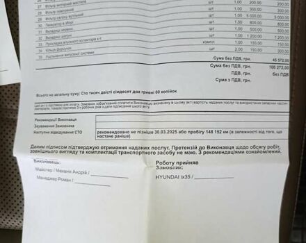 Белый Хендай их35, объемом двигателя 2 л и пробегом 144 тыс. км за 14100 $, фото 13 на Automoto.ua