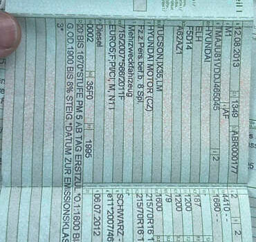 Черный Хендай их35, объемом двигателя 2 л и пробегом 202 тыс. км за 15700 $, фото 1 на Automoto.ua