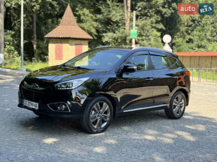Чорний Хендай іх35, об'ємом двигуна 2 л та пробігом 215 тис. км за 15650 $, фото 1 на Automoto.ua