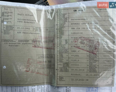 Коричневий Хендай іх35, об'ємом двигуна 2 л та пробігом 230 тис. км за 14300 $, фото 63 на Automoto.ua