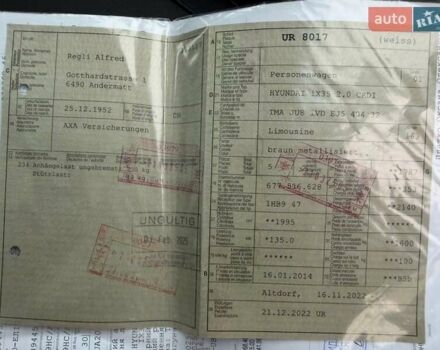 Коричневий Хендай іх35, об'ємом двигуна 2 л та пробігом 230 тис. км за 15300 $, фото 69 на Automoto.ua