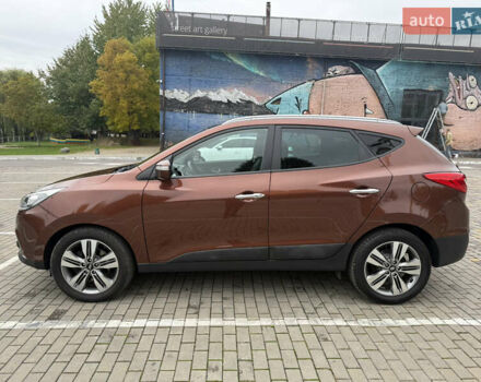 Коричневий Хендай іх35, об'ємом двигуна 2 л та пробігом 211 тис. км за 17400 $, фото 12 на Automoto.ua