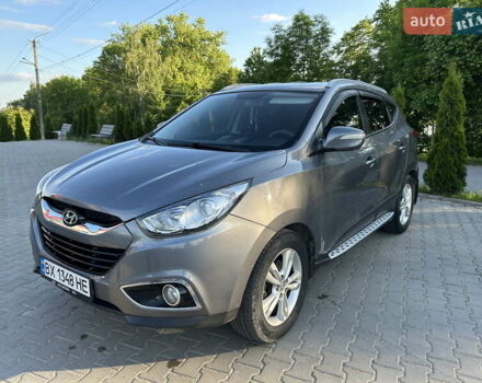 Сірий Хендай іх35, об'ємом двигуна 2 л та пробігом 144 тис. км за 13600 $, фото 1 на Automoto.ua