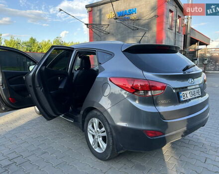 Сірий Хендай іх35, об'ємом двигуна 2 л та пробігом 144 тис. км за 13600 $, фото 16 на Automoto.ua