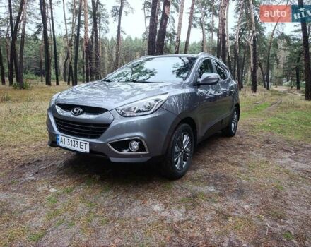 Сірий Хендай іх35, об'ємом двигуна 2 л та пробігом 193 тис. км за 13850 $, фото 1 на Automoto.ua