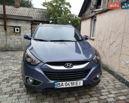 Синий Хендай их35, объемом двигателя 2 л и пробегом 200 тыс. км за 11000 $, фото 1 на Automoto.ua