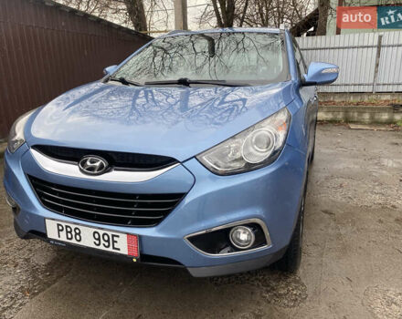 Синий Хендай их35, объемом двигателя 2 л и пробегом 227 тыс. км за 10700 $, фото 2 на Automoto.ua