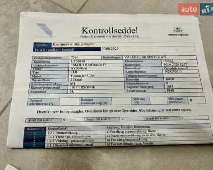 Синій Хендай іх35, об'ємом двигуна 1.7 л та пробігом 154 тис. км за 12700 $, фото 51 на Automoto.ua