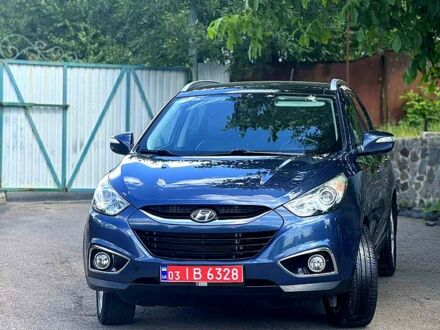 Синій Хендай іх35, об'ємом двигуна 2 л та пробігом 215 тис. км за 12300 $, фото 1 на Automoto.ua