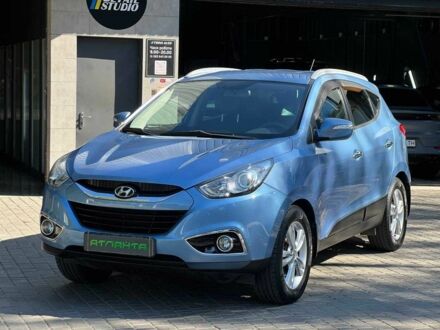 Синій Хендай іх35, об'ємом двигуна 2 л та пробігом 85 тис. км за 12505 $, фото 1 на Automoto.ua