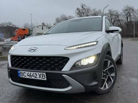 Білий Хендай Kona, об'ємом двигуна 1.6 л та пробігом 82 тис. км за 21700 $, фото 1 на Automoto.ua