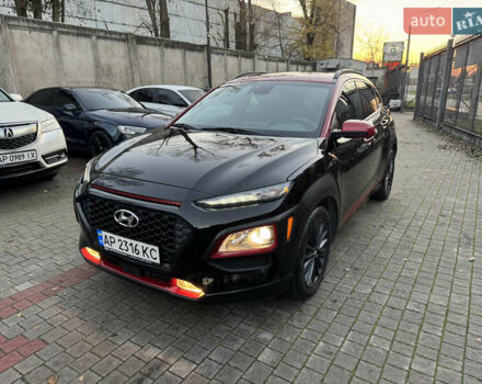 Черный Хендай Kona, объемом двигателя 2 л и пробегом 80 тыс. км за 11200 $, фото 3 на Automoto.ua