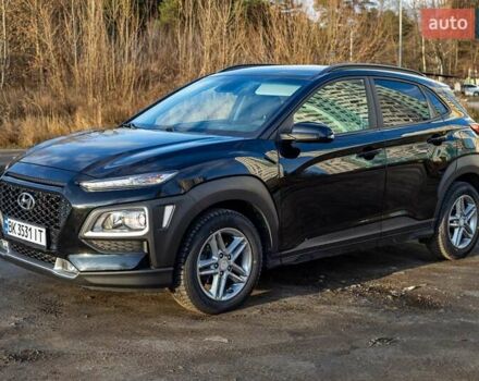 Черный Хендай Kona, объемом двигателя 1.59 л и пробегом 94 тыс. км за 16500 $, фото 1 на Automoto.ua