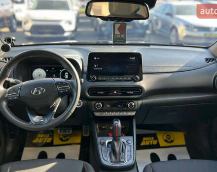 Черный Хендай Kona, объемом двигателя 1.6 л и пробегом 37 тыс. км за 21890 $, фото 13 на Automoto.ua