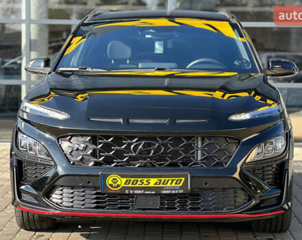 Черный Хендай Kona, объемом двигателя 1.6 л и пробегом 37 тыс. км за 21890 $, фото 1 на Automoto.ua