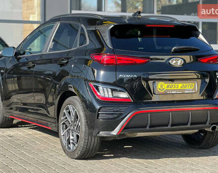 Черный Хендай Kona, объемом двигателя 1.6 л и пробегом 37 тыс. км за 21890 $, фото 3 на Automoto.ua