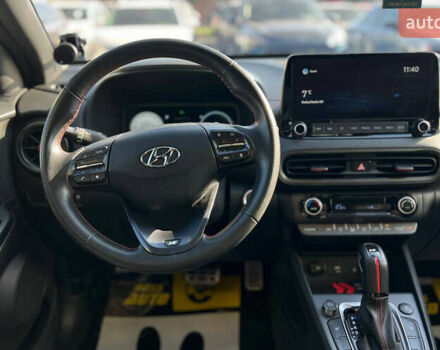 Черный Хендай Kona, объемом двигателя 1.6 л и пробегом 37 тыс. км за 21890 $, фото 11 на Automoto.ua