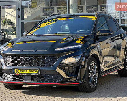 Черный Хендай Kona, объемом двигателя 1.6 л и пробегом 37 тыс. км за 21890 $, фото 2 на Automoto.ua