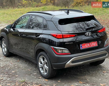 Черный Хендай Kona, объемом двигателя 2 л и пробегом 85 тыс. км за 19000 $, фото 37 на Automoto.ua