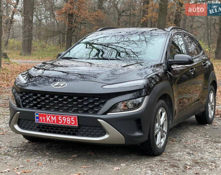 Черный Хендай Kona, объемом двигателя 2 л и пробегом 85 тыс. км за 19000 $, фото 1 на Automoto.ua