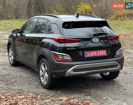 Черный Хендай Kona, объемом двигателя 2 л и пробегом 85 тыс. км за 19000 $, фото 5 на Automoto.ua