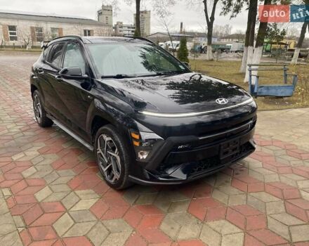 Черный Хендай Kona, объемом двигателя 1.6 л и пробегом 54 тыс. км за 25700 $, фото 7 на Automoto.ua