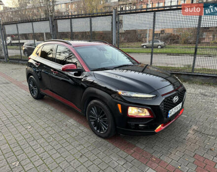 Черный Хендай Kona, объемом двигателя 2 л и пробегом 80 тыс. км за 11200 $, фото 1 на Automoto.ua