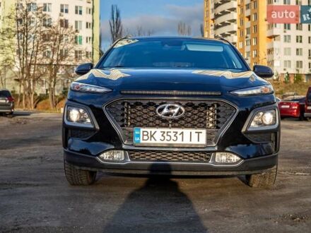 Черный Хендай Kona, объемом двигателя 1.59 л и пробегом 94 тыс. км за 16500 $, фото 1 на Automoto.ua