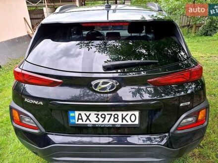 Черный Хендай Kona, объемом двигателя 2 л и пробегом 18 тыс. км за 17000 $, фото 1 на Automoto.ua