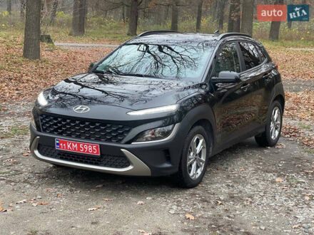 Черный Хендай Kona, объемом двигателя 2 л и пробегом 85 тыс. км за 19000 $, фото 1 на Automoto.ua