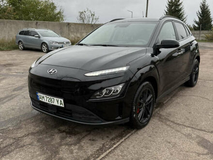 Чорний Хендай Kona, об'ємом двигуна 0 л та пробігом 63 тис. км за 22700 $, фото 1 на Automoto.ua