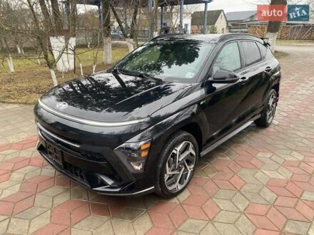 Черный Хендай Kona, объемом двигателя 1.6 л и пробегом 54 тыс. км за 25700 $, фото 1 на Automoto.ua