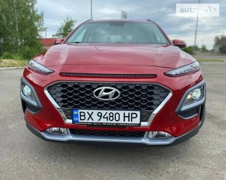 Красный Хендай Kona, объемом двигателя 1.59 л и пробегом 62 тыс. км за 17800 $, фото 3 на Automoto.ua