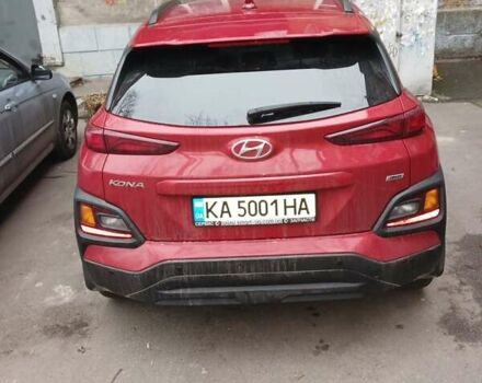 Красный Хендай Kona, объемом двигателя 2 л и пробегом 48 тыс. км за 17900 $, фото 1 на Automoto.ua