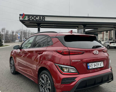 Красный Хендай Kona, объемом двигателя 1.6 л и пробегом 31 тыс. км за 21000 $, фото 4 на Automoto.ua