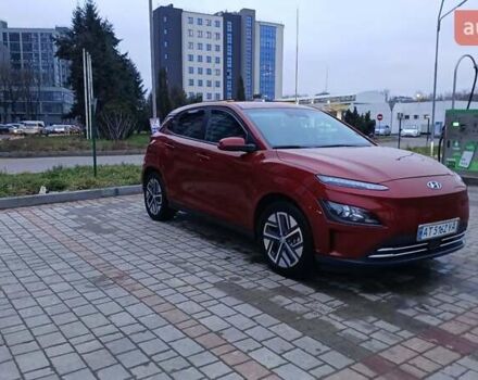 Красный Хендай Kona, объемом двигателя 0 л и пробегом 56 тыс. км за 25000 $, фото 1 на Automoto.ua