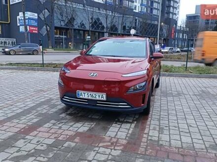 Красный Хендай Kona, объемом двигателя 0 л и пробегом 56 тыс. км за 25000 $, фото 1 на Automoto.ua