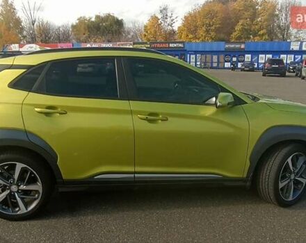 Желтый Хендай Kona, объемом двигателя 1.59 л и пробегом 72 тыс. км за 17400 $, фото 3 на Automoto.ua