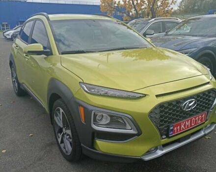 Желтый Хендай Kona, объемом двигателя 1.59 л и пробегом 72 тыс. км за 17400 $, фото 7 на Automoto.ua