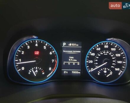 Серый Хендай Kona, объемом двигателя 1.59 л и пробегом 70 тыс. км за 18700 $, фото 7 на Automoto.ua