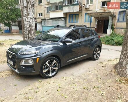 Серый Хендай Kona, объемом двигателя 1.59 л и пробегом 70 тыс. км за 18700 $, фото 3 на Automoto.ua