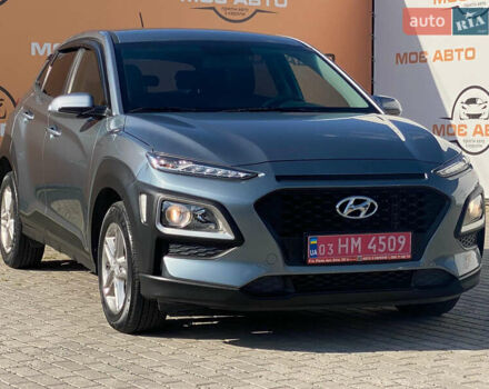 Серый Хендай Kona, объемом двигателя 1.6 л и пробегом 152 тыс. км за 15800 $, фото 2 на Automoto.ua