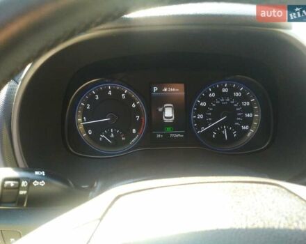 Серый Хендай Kona, объемом двигателя 1.6 л и пробегом 77 тыс. км за 15500 $, фото 3 на Automoto.ua