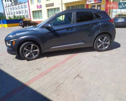 Серый Хендай Kona, объемом двигателя 1.6 л и пробегом 77 тыс. км за 15500 $, фото 9 на Automoto.ua