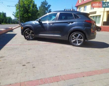 Серый Хендай Kona, объемом двигателя 1.6 л и пробегом 77 тыс. км за 15500 $, фото 5 на Automoto.ua