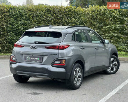 Серый Хендай Kona, объемом двигателя 1.6 л и пробегом 54 тыс. км за 20950 $, фото 18 на Automoto.ua